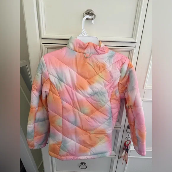 ZeroXposur Size 10/12 Pink and Gray Kids Ski Jacket